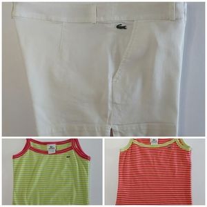 Lacoste : Matching Set / Two Tops with One pair of Shorts